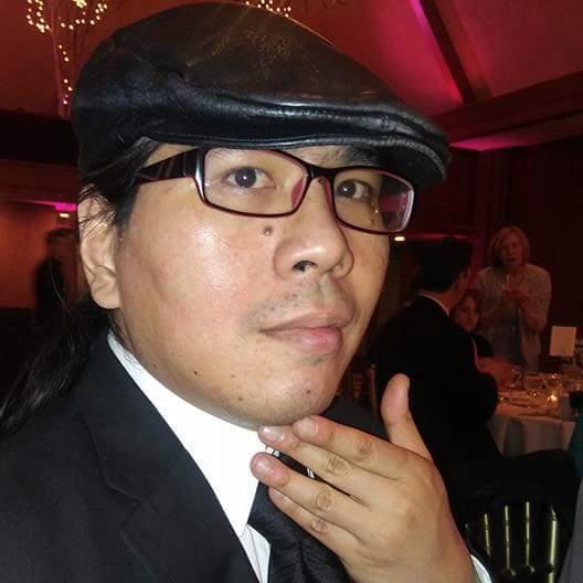 Eric looking so handsome at my friend's wedding