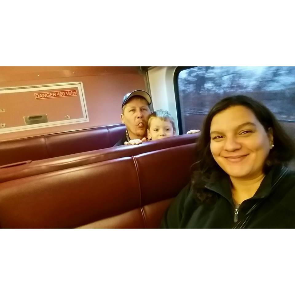 Our first adventure together - into the city!