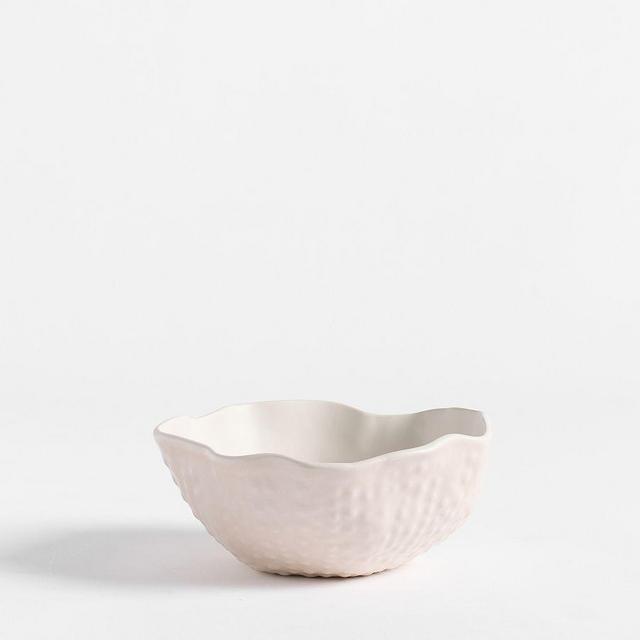 Urchin Stoneware Small Bowl - White