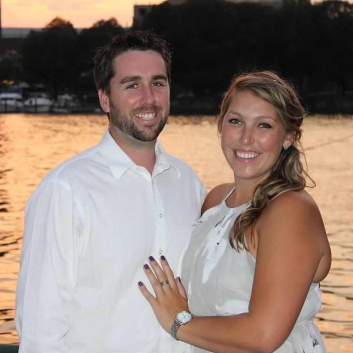 In it together from the first wedding we ever attended together to ours