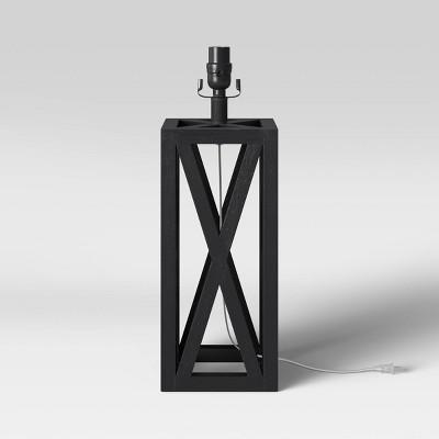 Large Box Lamp Base Black - Threshold™