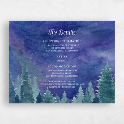 Night, Blue Wedding Enclosure - Atchison