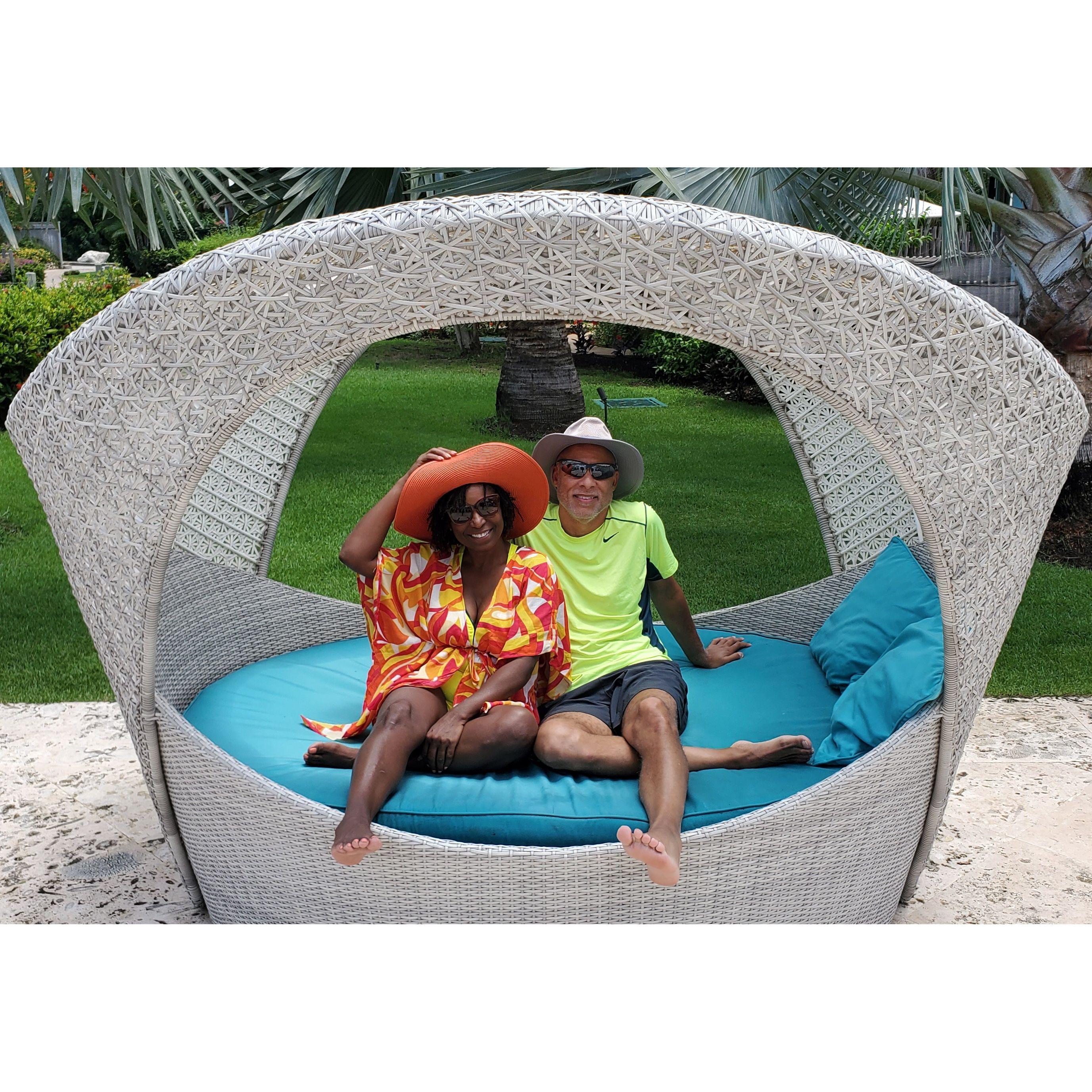 Hanging out in Barbados