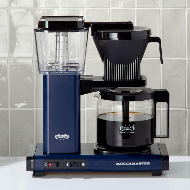 Moccamaster Midnight Blue Glass Brewer 10-Cup Coffeemaker