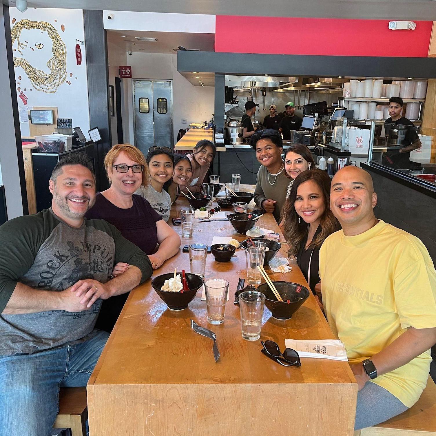 05-14-23 | Our families doing lunch together for the first time.