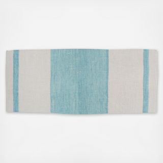 Three-Stripe Linen Tea Towel