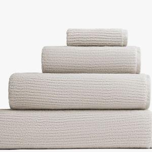 Soft Rib Washcloth (Bone)