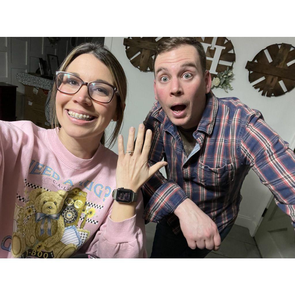 The night he proposed!