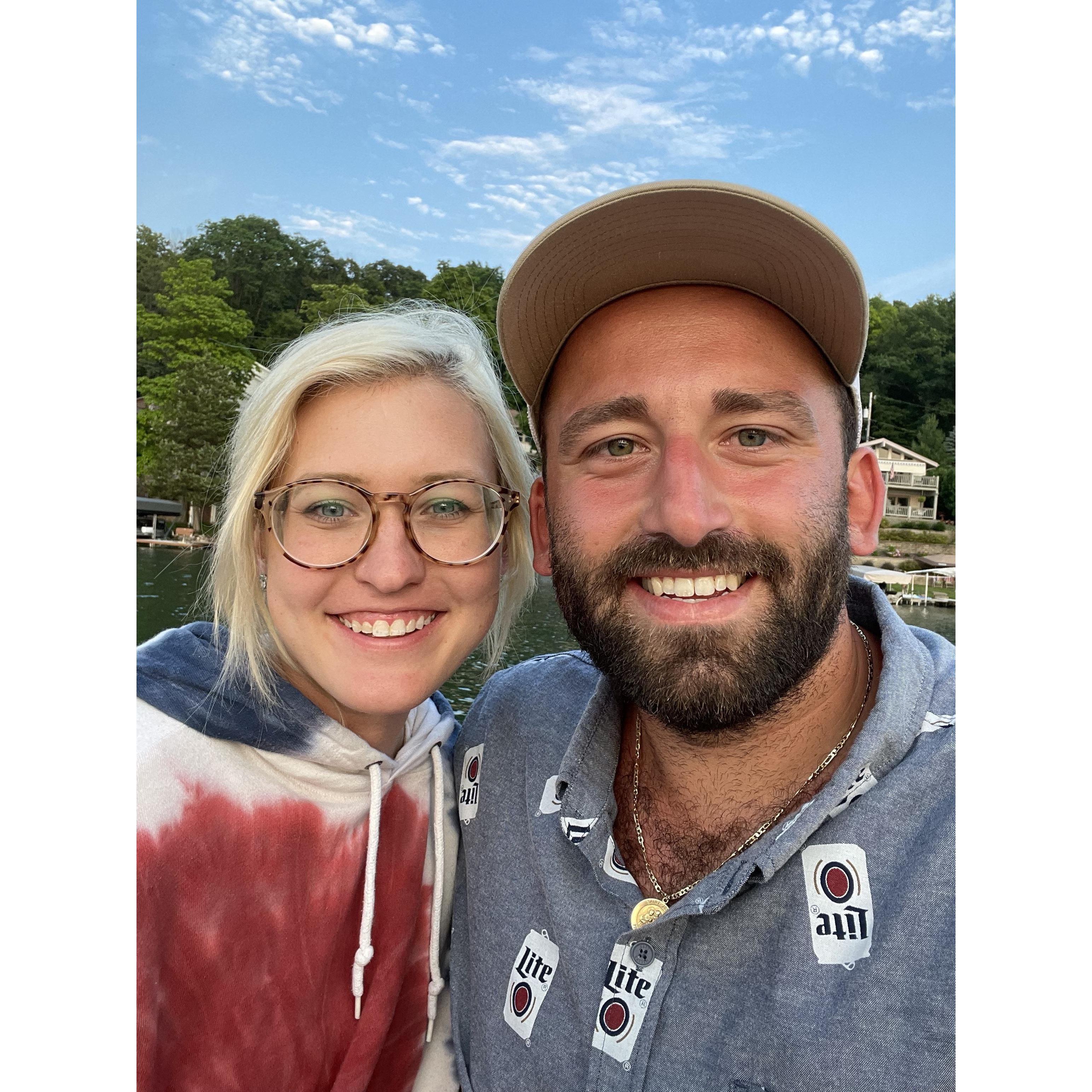 Our last 4th of July as a non-married couple