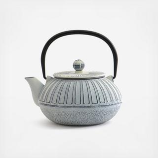 Cast Iron Deco Teapot