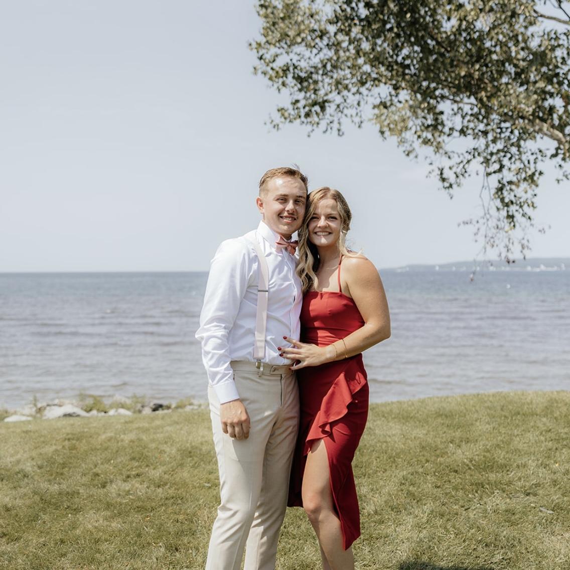 Our first wedding together celebrating our friends Josh and Molly