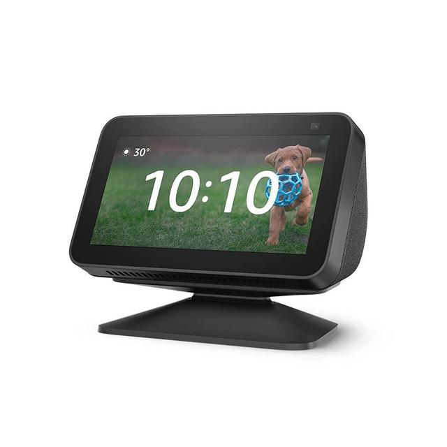 All-new Echo Show 5 (2nd Gen) with Adjustable Stand | Charcoal