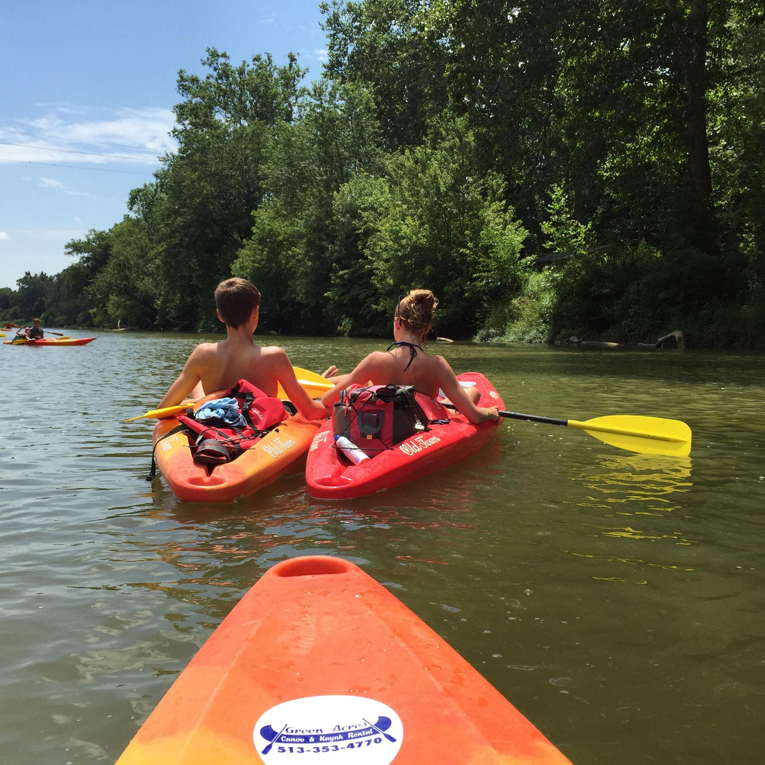 2016 group kayaking trip
