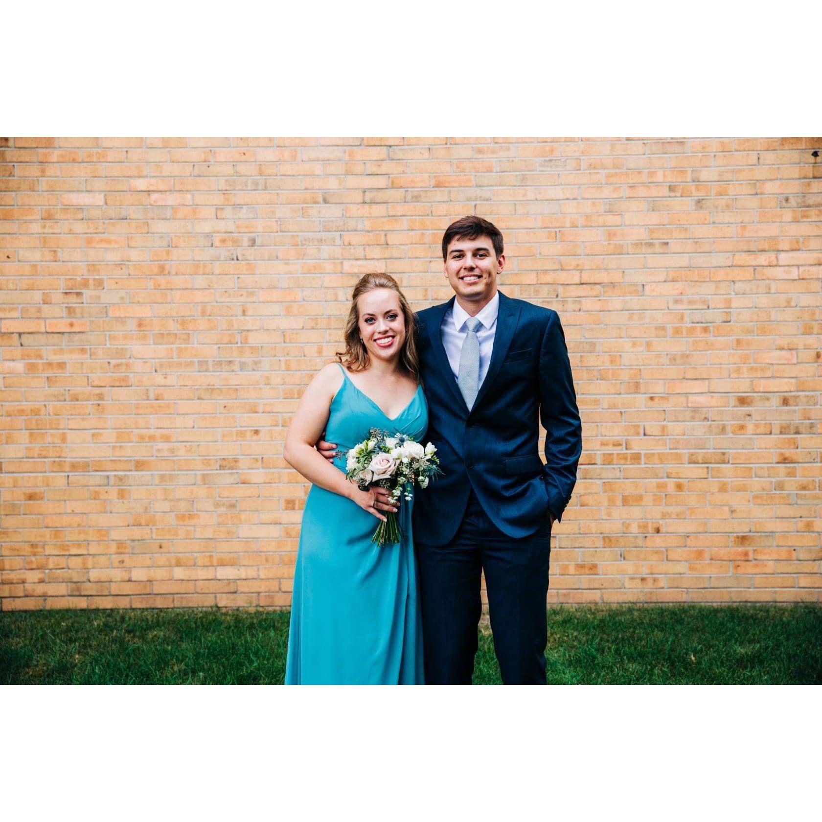 Shaina and Damon at Shaina's sister Alyssa's wedding