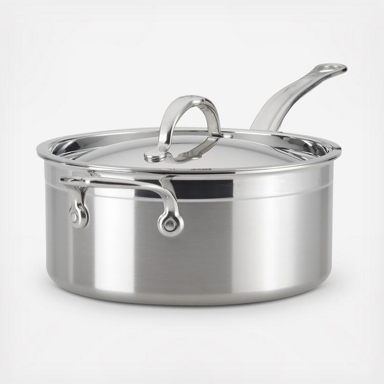 Hestan ProBond Stainless Steel Essential Pan with Lid, 3.5-Quart