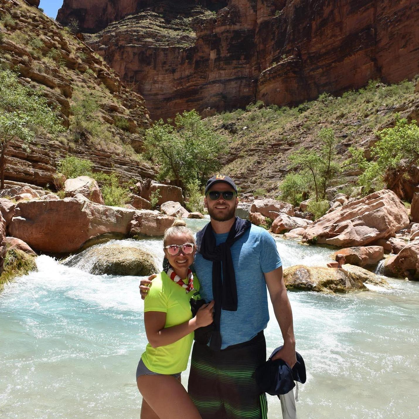 Took a 5 day rafting trip down through the Grand Canyon.  It rained almost the entire trip but at least we got a couple good photos :)