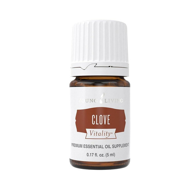 Young Living Clove Vitality - 5 ml Premium Essential Oil Supplement for Dietary Antioxidant & Immune Support - Spicy Flavor for Cooking, Baking, & Teas