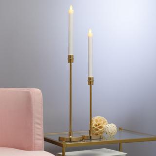 Polished Brass Candleholder