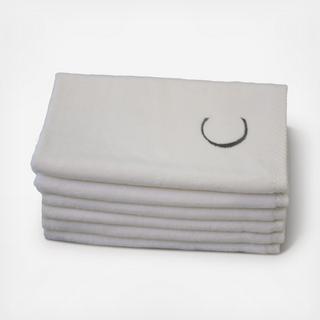 Monogram Guest Towel, Set of 6