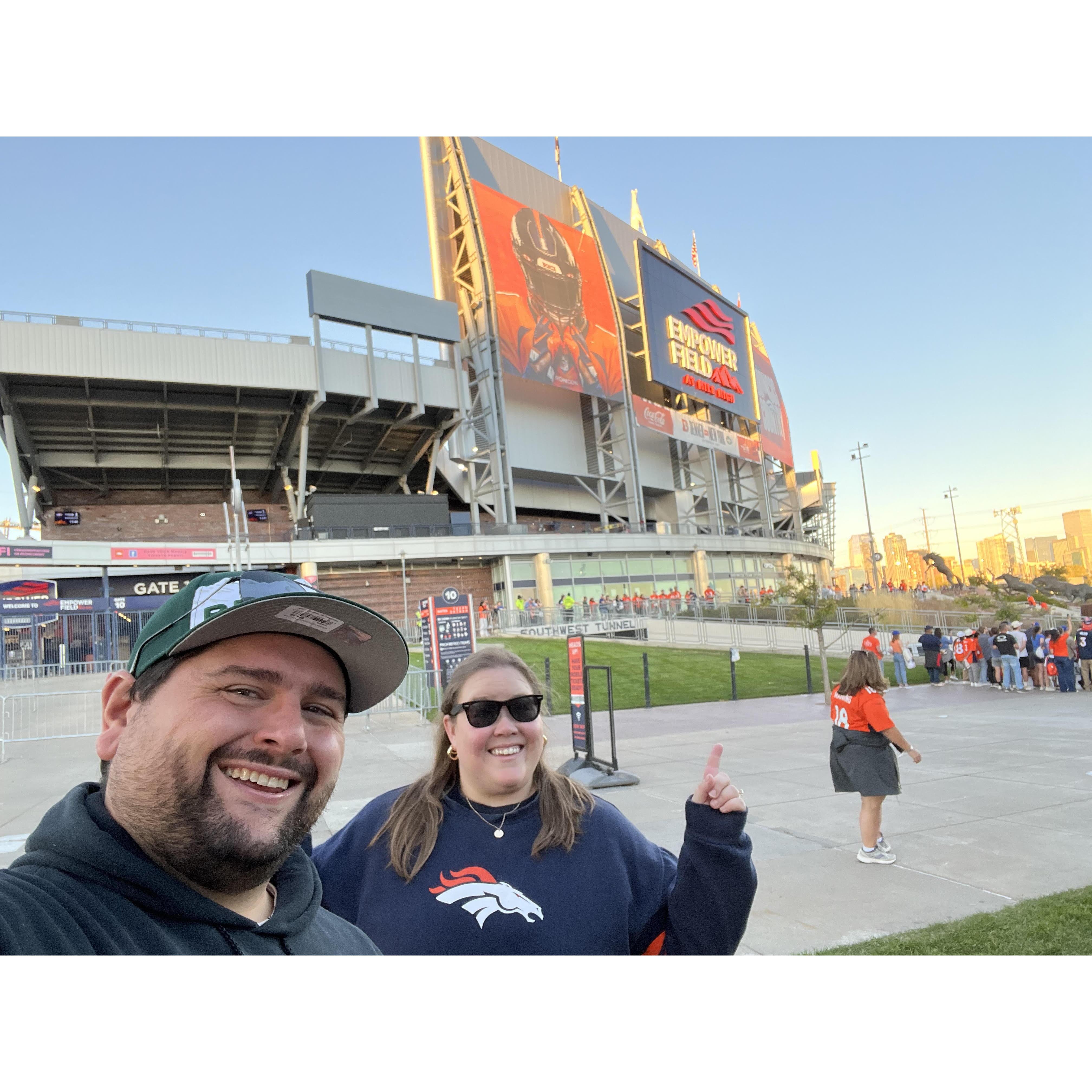 Tim's First Broncos Game