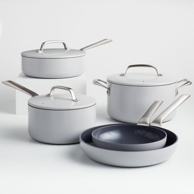 Crate & Barrel EvenCook Core 3.5 Qt. Stainless Steel Saucepan with