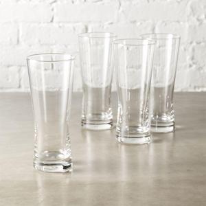 set of 4 corset beer-cocktail glasses