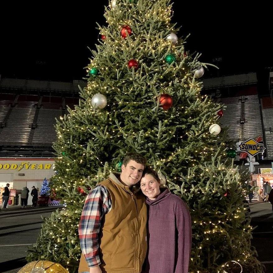 Went to see the Christmas lights on the Bristol Motor Speedway.