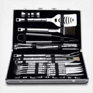 Cubo 33-Piece Stainless Steel BBQ Set with Case