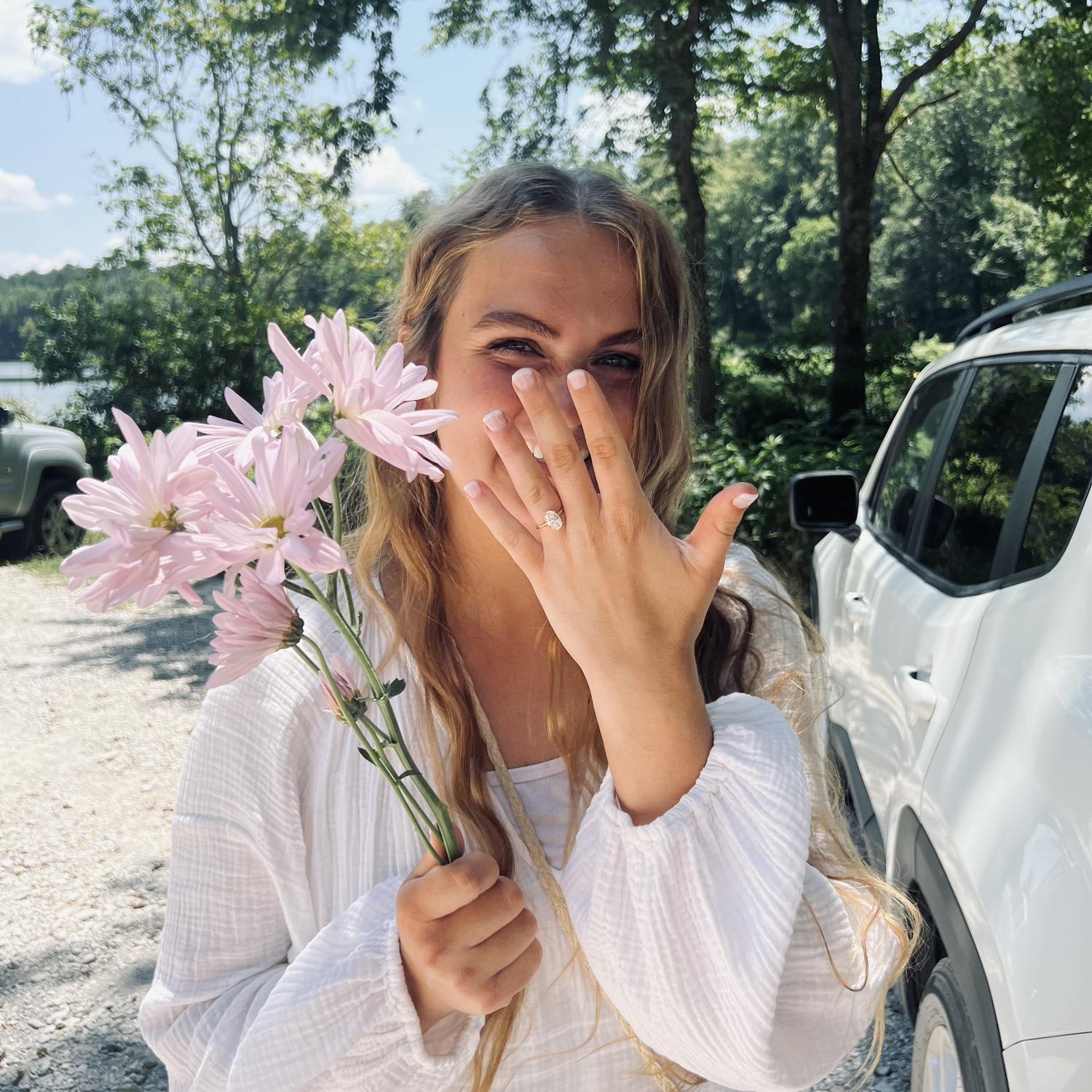 The day we got engaged!
