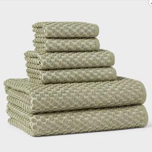 6pc Performance Plus Textured Dot Bath Towel Set - Threshold™