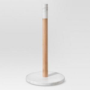 Paper Towel Holder Marble & Beechwood - Threshold™