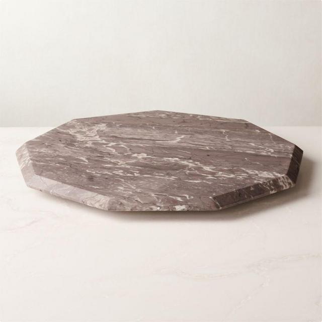 Rubble Levanto Grey Marble Lazy Susan