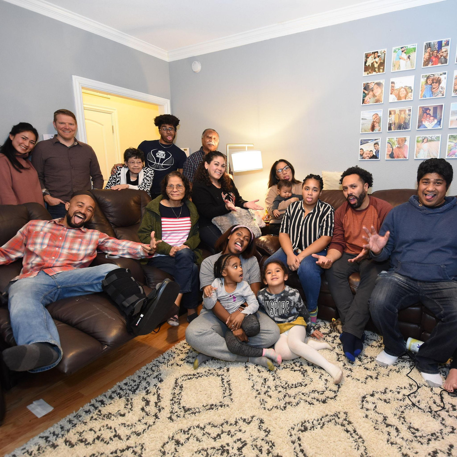 Thanksgiving with cousins in Virginia Beach