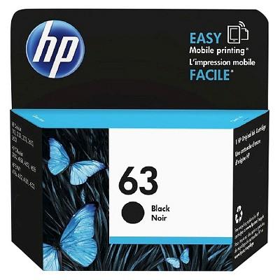 HP 63 Single Ink Cartridge - Black (F6U62AN_140)