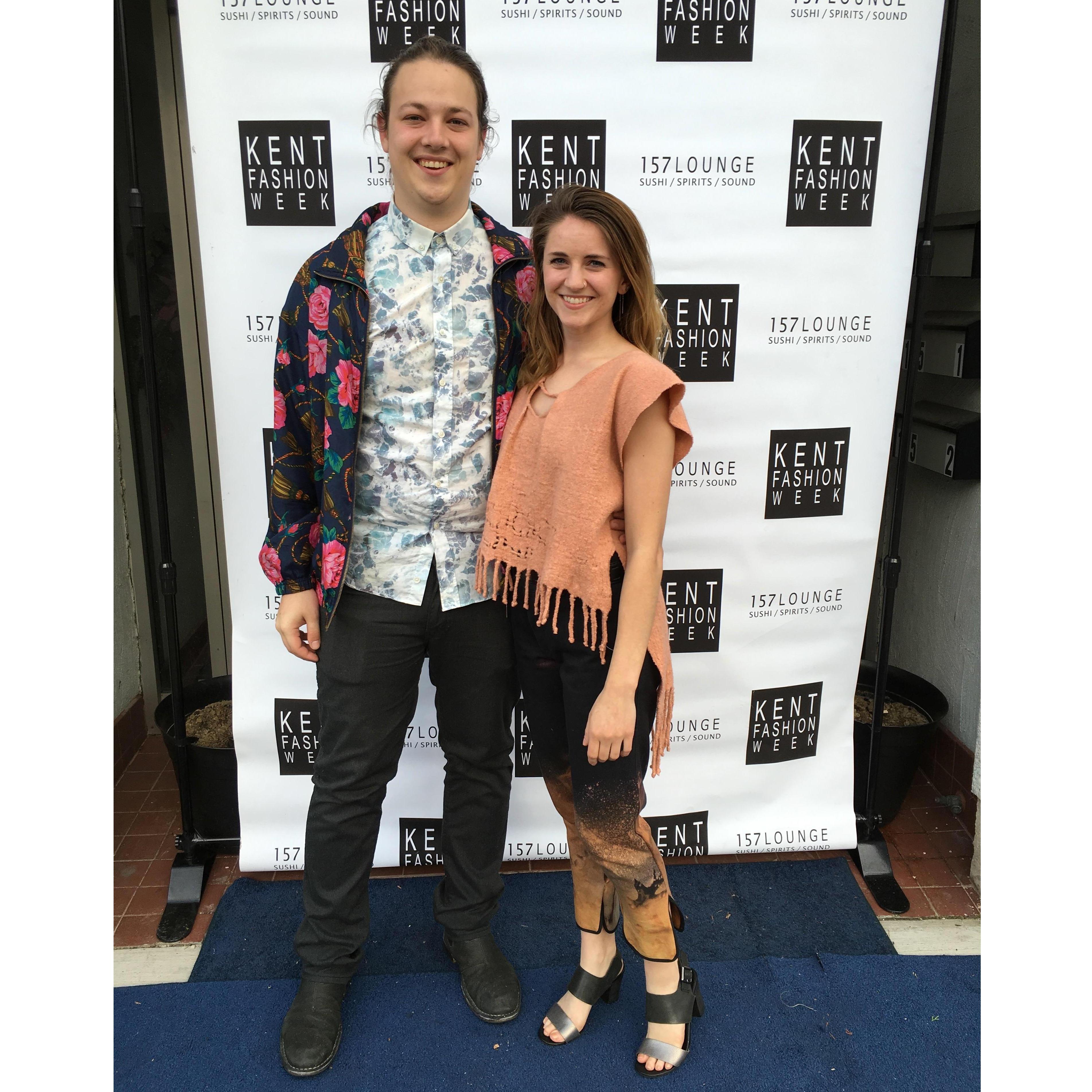 Senior year at Kent Fashion Week
