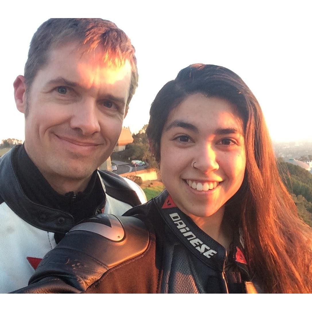 Berkeley, California. Motorcycle riding! Sorry Dad.