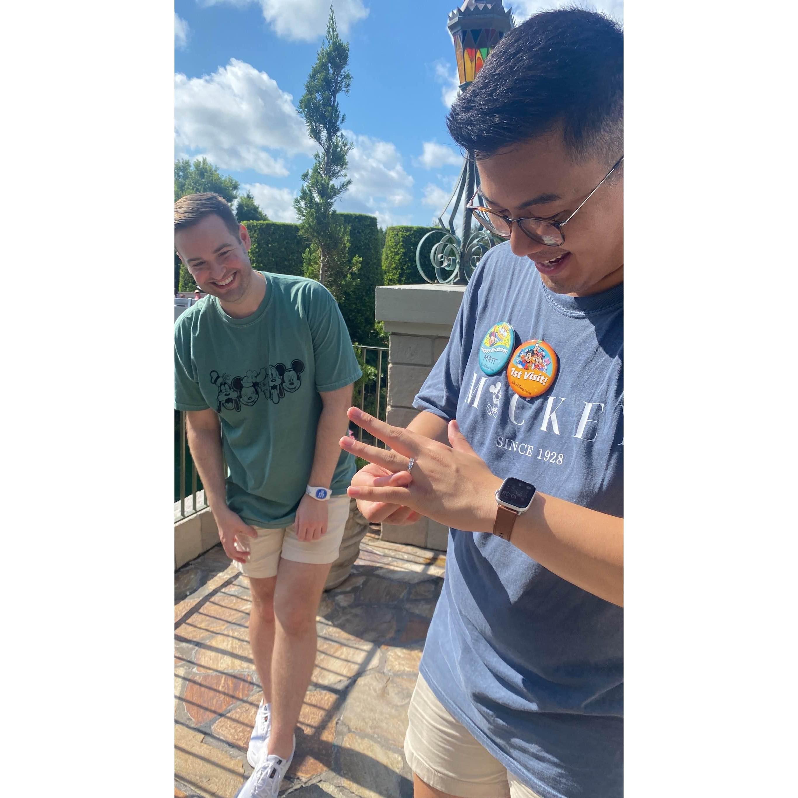 Engagement at Walt Disney World - September 2023