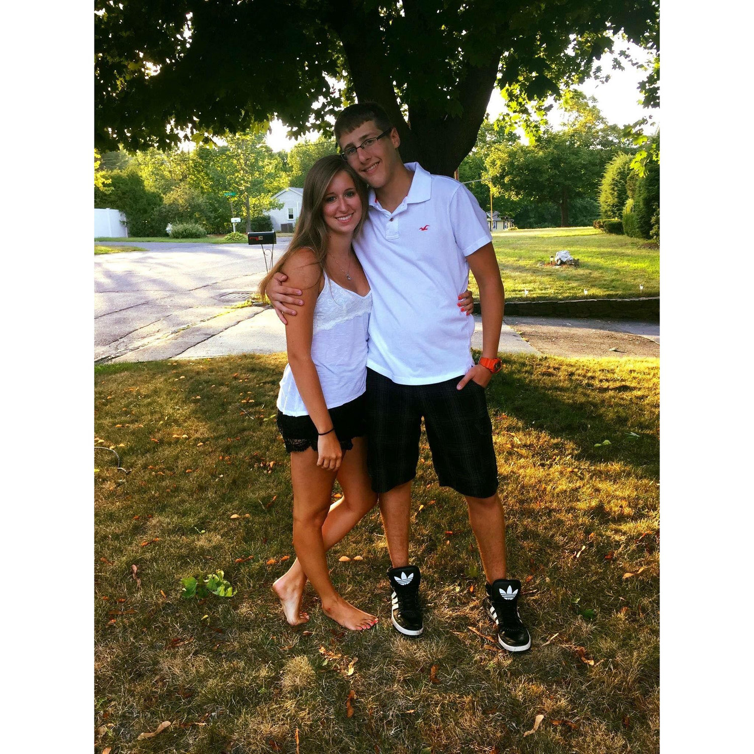 Our first summer together, pretty sure Alyssa captured this picture