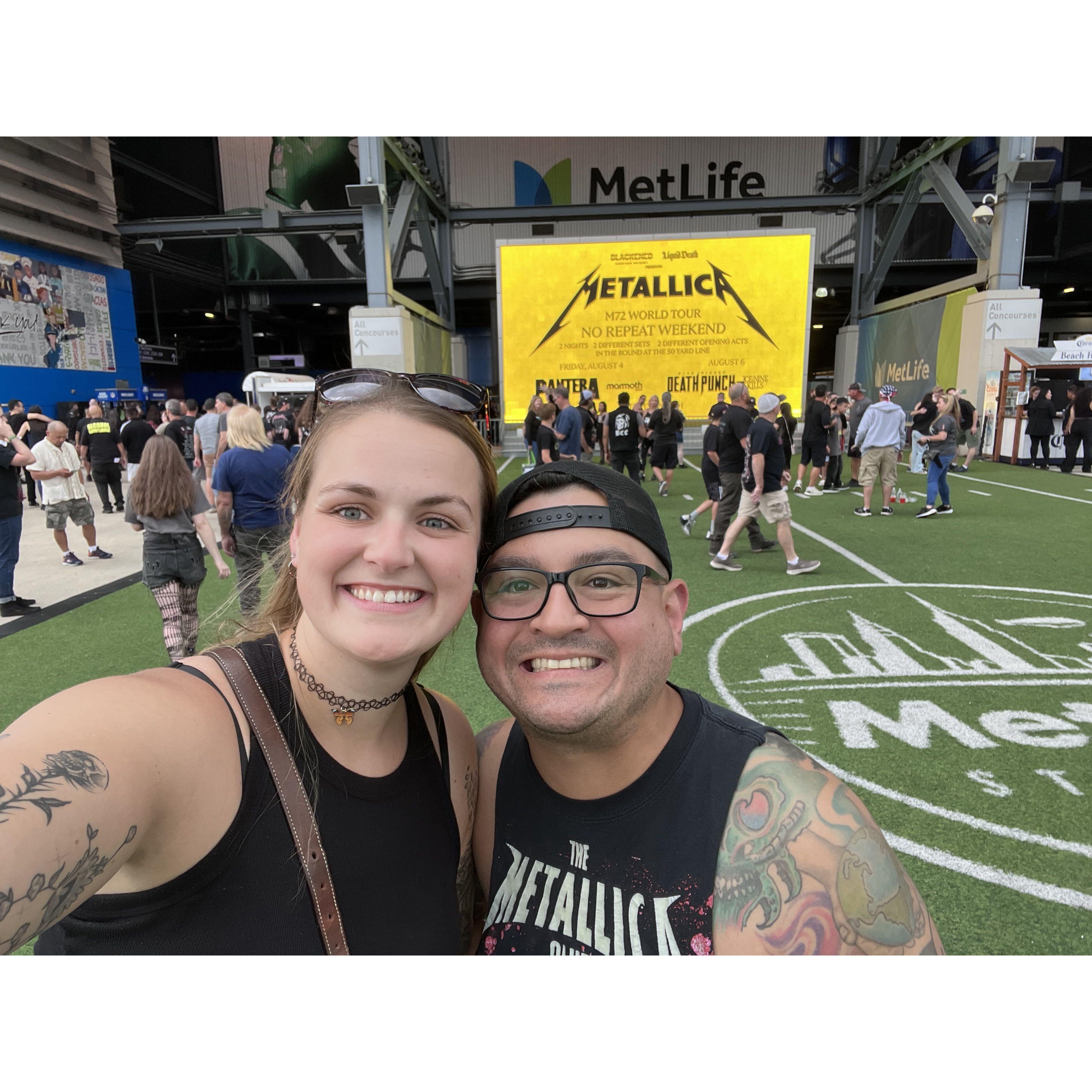 Metallica concert, Metlife NJ - August, 2023