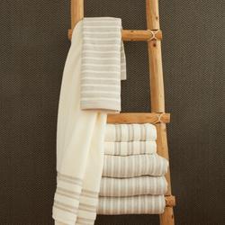 Caro Home Crinkle White Neutral Set 6 Pc., Bath Towels, Household