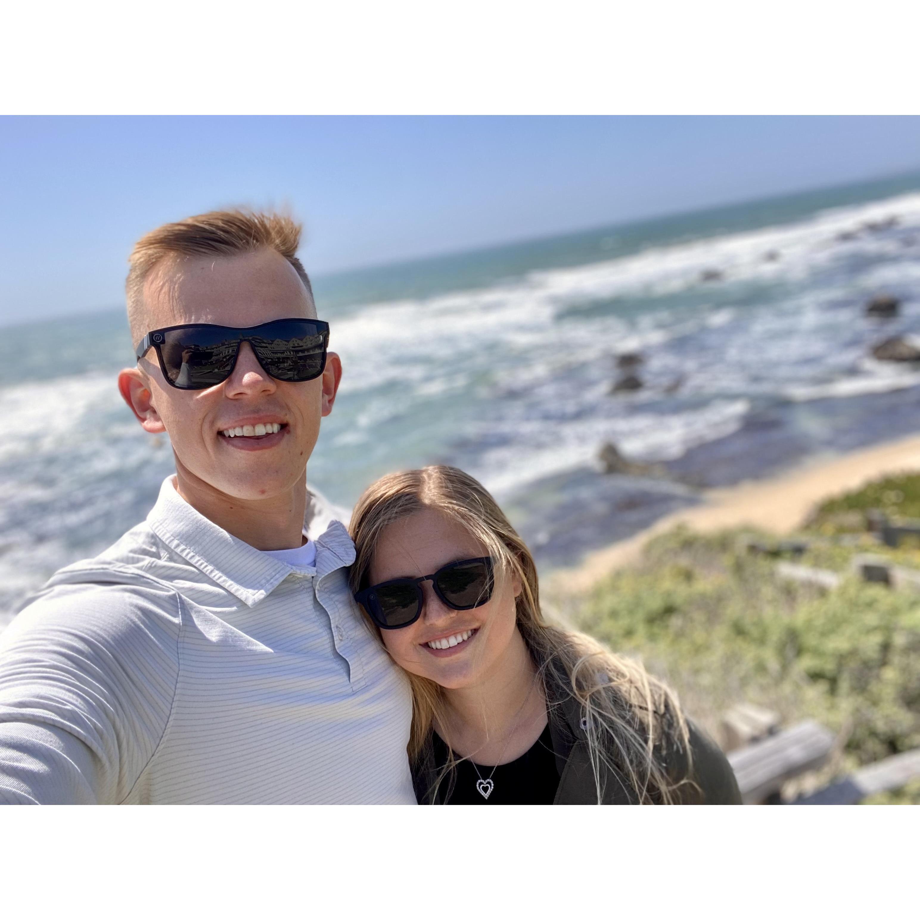 The weekend we got engaged!