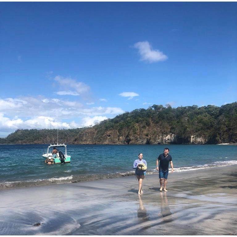 One of our many visits to Costa Rica.