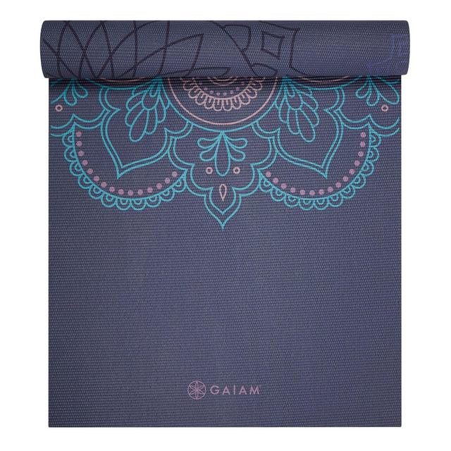 Gaiam Reversible Yoga Mat - Purple Illusion