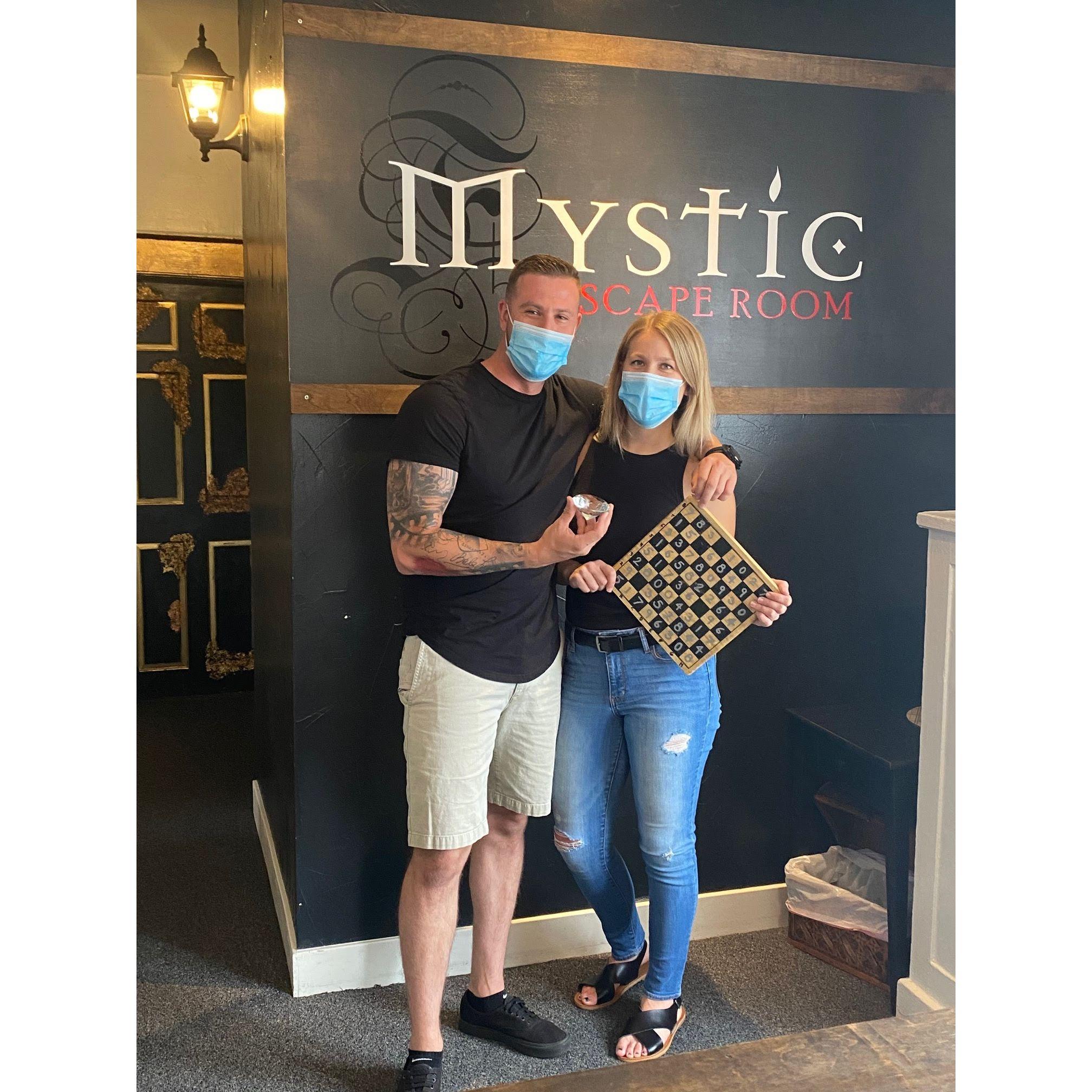 When our love of escape rooms started.