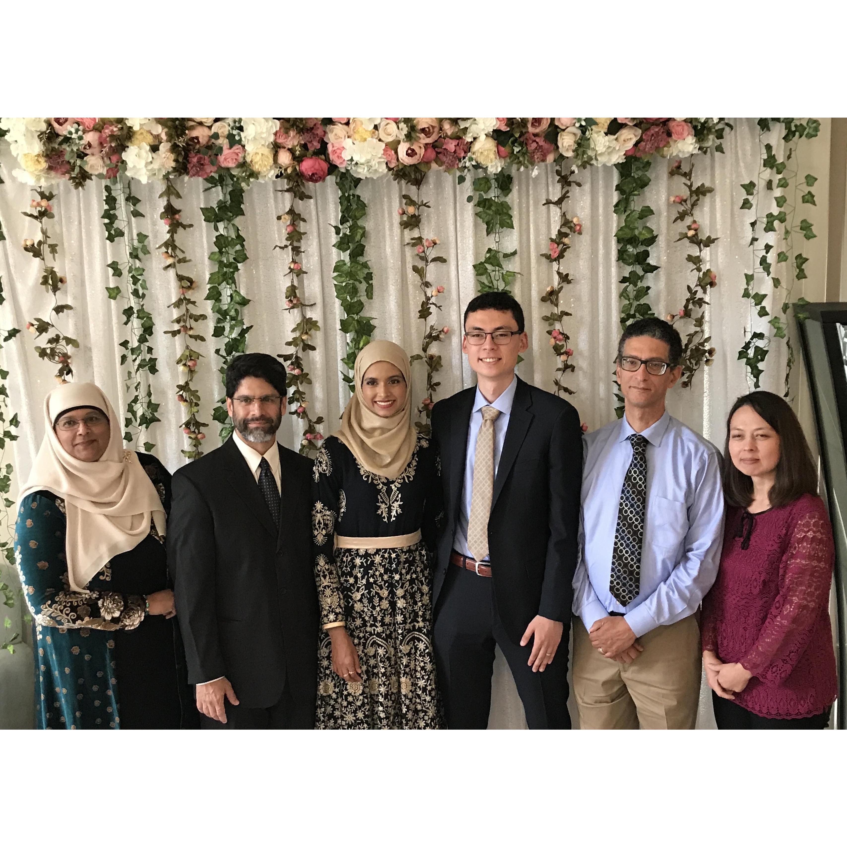 Bride & Groom & their Parents