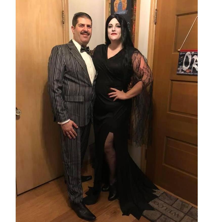 Morticia and Gomez
