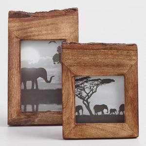 Raw Edge Wood Frame