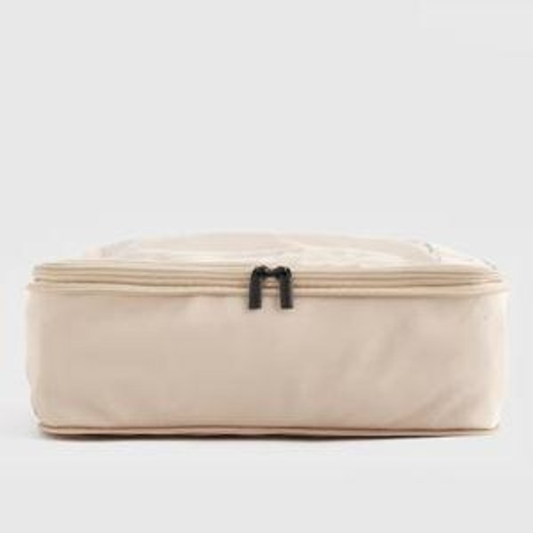 Eco Compression Packing Cubes (6-pack) in Beige