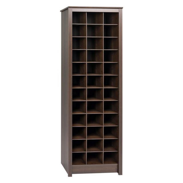 Prepac Shoe Storage Cabinet, 36 Pair Rack, Espresso