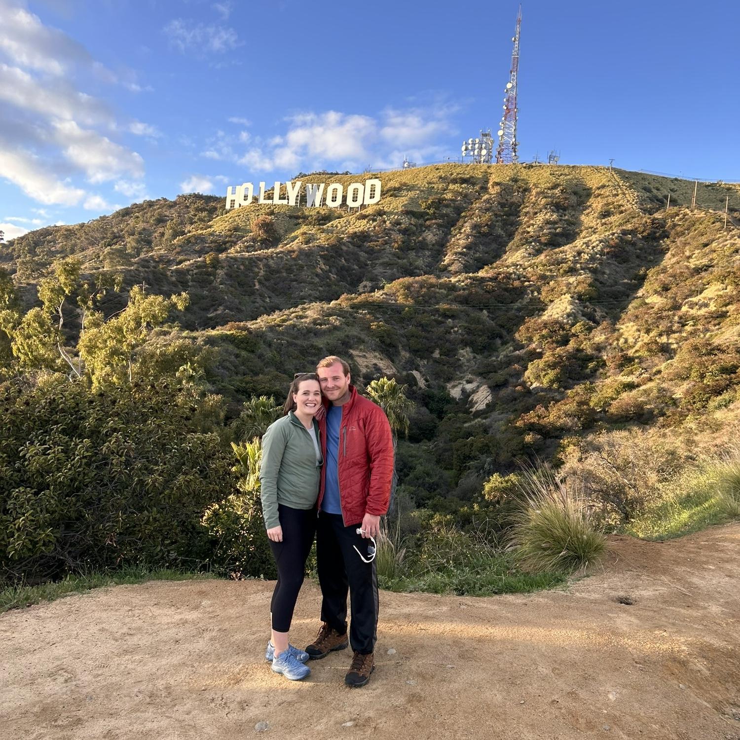 We thought we were hiking all the way to the sign but at least a good photo op